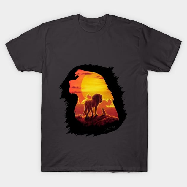 The Lion King T-Shirt by David Dias Art 